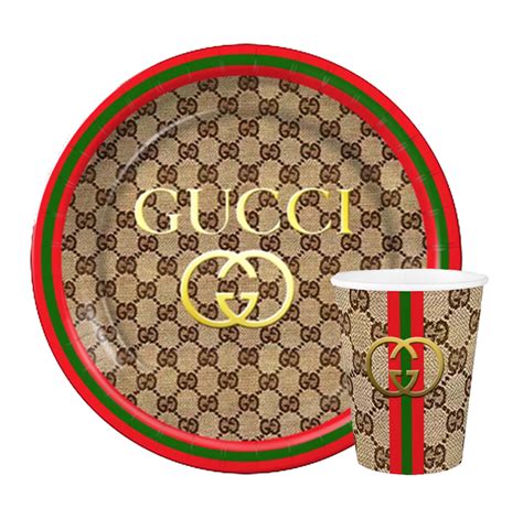 gucci paper plates and cups|gucci plates and cups.